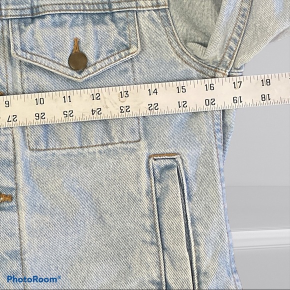 American Apparel Oversized Light Denim Jacket - Picture 9 of 10